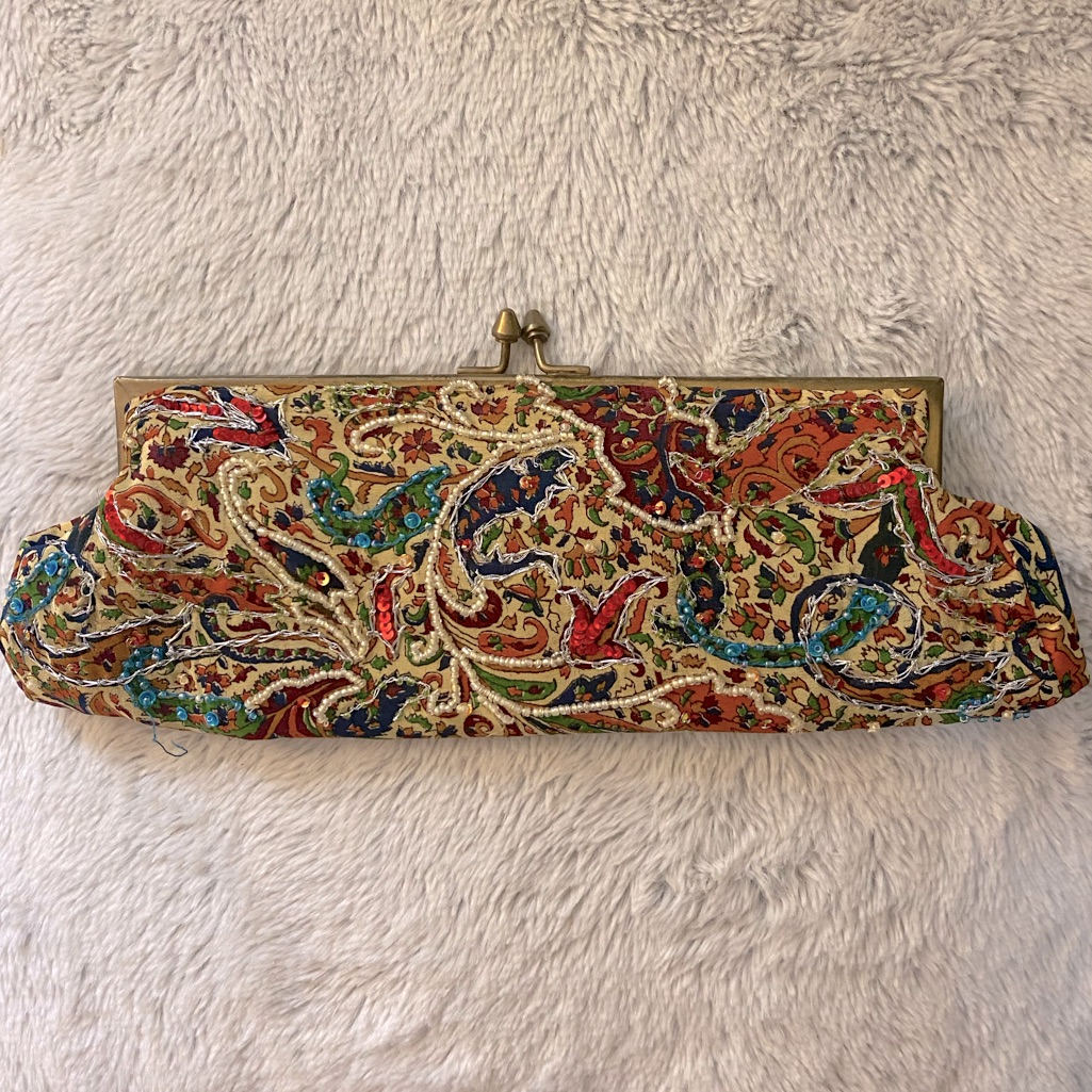 Indian Beaded Clutch
